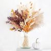 109pcs Natural Dried Pampa Grass Bouquet Large Phragmites Dried Flower Boho Home Decor Bouquet Room Holiday Wedding Party Decor