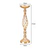 Gold/ Silver Flowers Vases Candle Rack Stand Holders Wedding Decor Road Lead Floral Bouquet Party Props Table Centerpiece Pillar