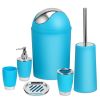 Bathroom Accessories Set 6 Pcs Bathroom Set Ensemble Complete Soap Dispenser Toothbrush Holder