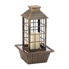 Backyard Garden Lawn Gallery Of Light Metal Mini Hanging Candle Lanterns (Color: Brushed Bronze, Type: Candle Lanterns)