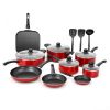 Home Delicacies Hard Anodized Nonstick Cookware Pots and Pans Pieces Set | Frying pans, cooking pots, nonstick pots, sauce pan