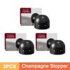 2/3 Pack Vacuum Red Wine Bottle Cap Stopper Silicone Sealed Champagne Leak-proof Retain Freshness Wine Plug Gift for Wine Lovers