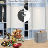 4 Pack Foldable Storage Cube Bins Cloths Closet Space Organizer Basket Shelves Box