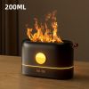 3D Flame Humidifier; Portable Silent Aromatherapy Essential Oil Diffuser With Flame Night Light For Home; Office; Kids Bedroom 250ml Cool Mist Humidif