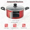 Home Delicacies Hard Anodized Nonstick Cookware Pots and Pans Pieces Set | Frying pans, cooking pots, nonstick pots, sauce pan