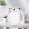 Self Stirring Mug Tea Coffee Electric Rechargeable Auto Mixing Cup Magnetic Stainless Steel Mug Coffee Cup For Office