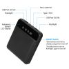 10000mAh Portable Power Bank Mini External Battery Pack Charger w/ Dual USB Ports