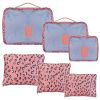 9Pcs Clothes Storage Bags Water-Resistant Travel Luggage Organizer Clothing Packing Cubes