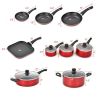 Home Delicacies Hard Anodized Nonstick Cookware Pots and Pans Pieces Set | Frying pans, cooking pots, nonstick pots, sauce pan