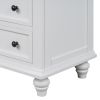 U_STYLE 3-Drawer Storage Wood Cabinet; End Table with Pull out Tray