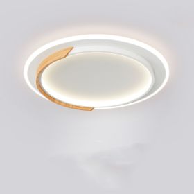 Log Ceiling Led Light Round Bedroom (Option: Stepless dimming-A)