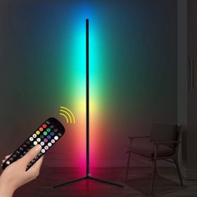 Bedroom Symphony RGB Atmosphere Floor Lamp Smart (Option: Black-US)